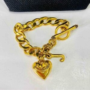 Juicy Couture Chain-Link Bracelet with Heart Charm